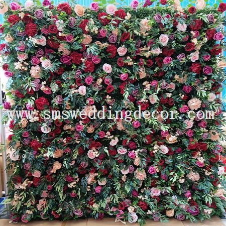 cheap flower wall backdrop