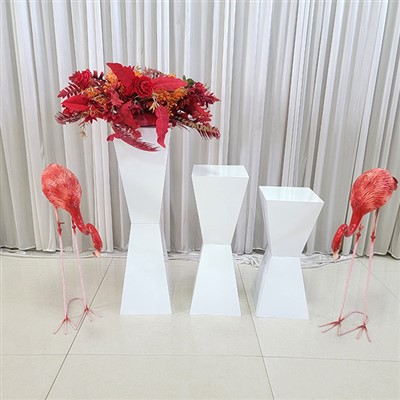 Socle de pantalla blanc